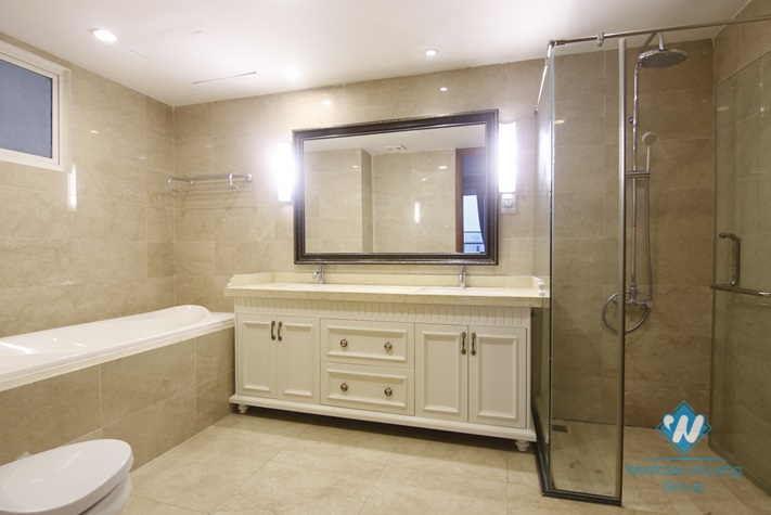Spacious high floor 4 bedrooms apartment for rent in Ciputra, Tay Ho, Hanoi